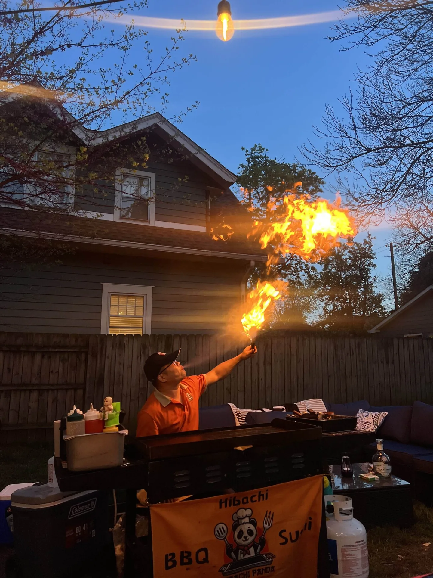 Interactive hibachi party entertainment in United States