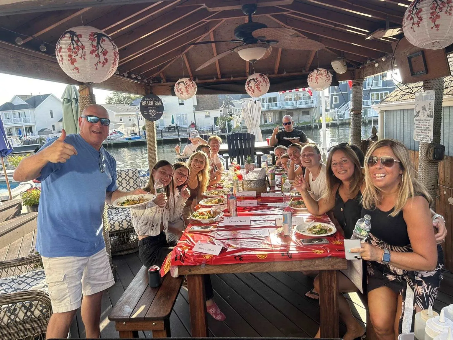 Hibachi chef entertaining party guests in United States